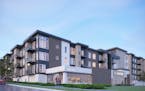 Rendering of Maven, a $23 million apartment complex being built by Venue in Burnsville.