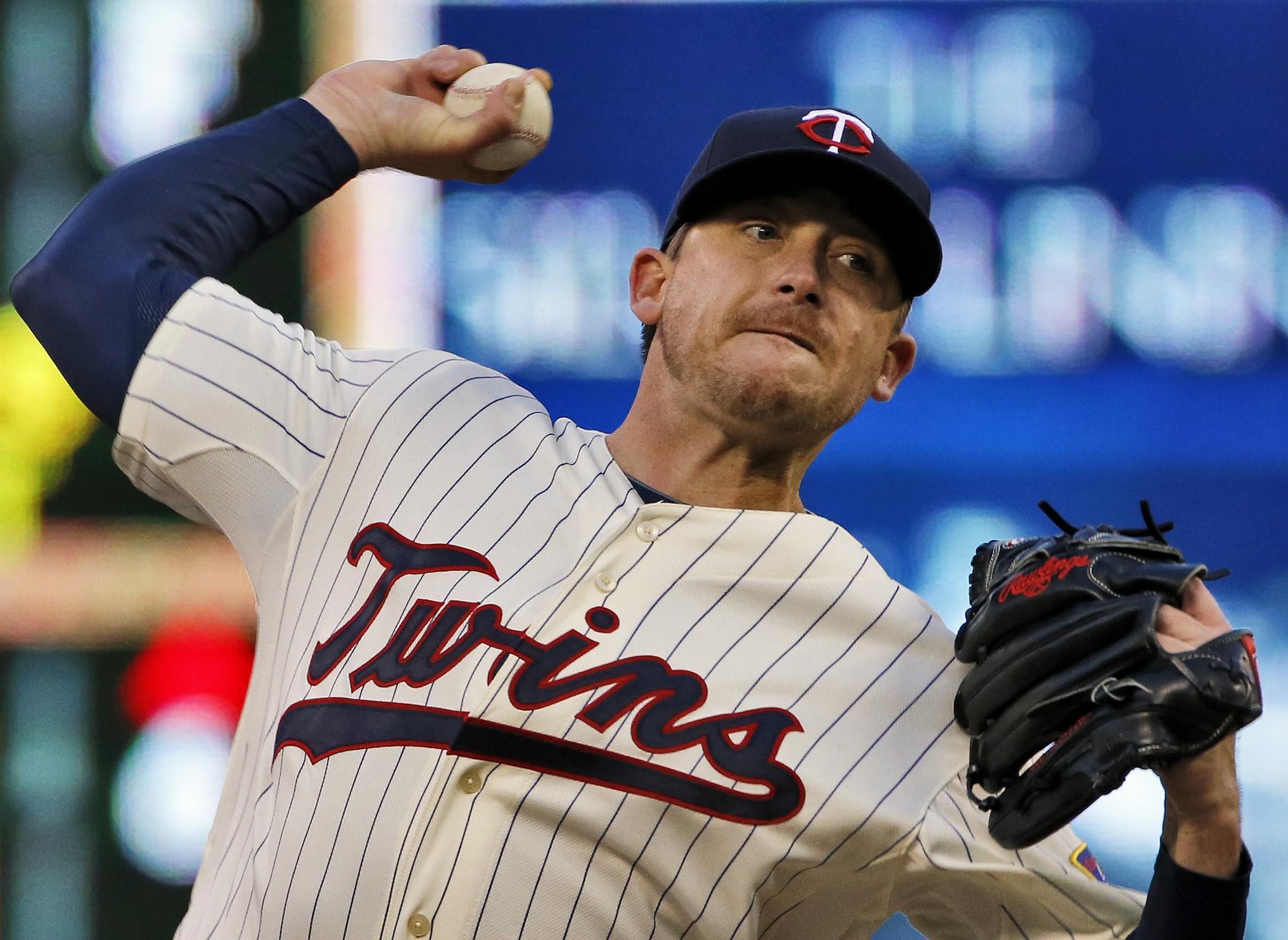 Twins starting pitcher Kevin Correia. ] Minnesota Twins vs. Boston Red Sox (MARLIN LEVISON/STARTRIBUNE(mlevison@startribune.com)