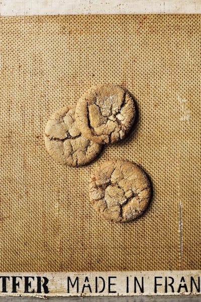 Credit: Ed Anderson
Old-Fashioned Molasses Cookies With Fresh Ginger. From the Dahlia Bakery Cookbook.