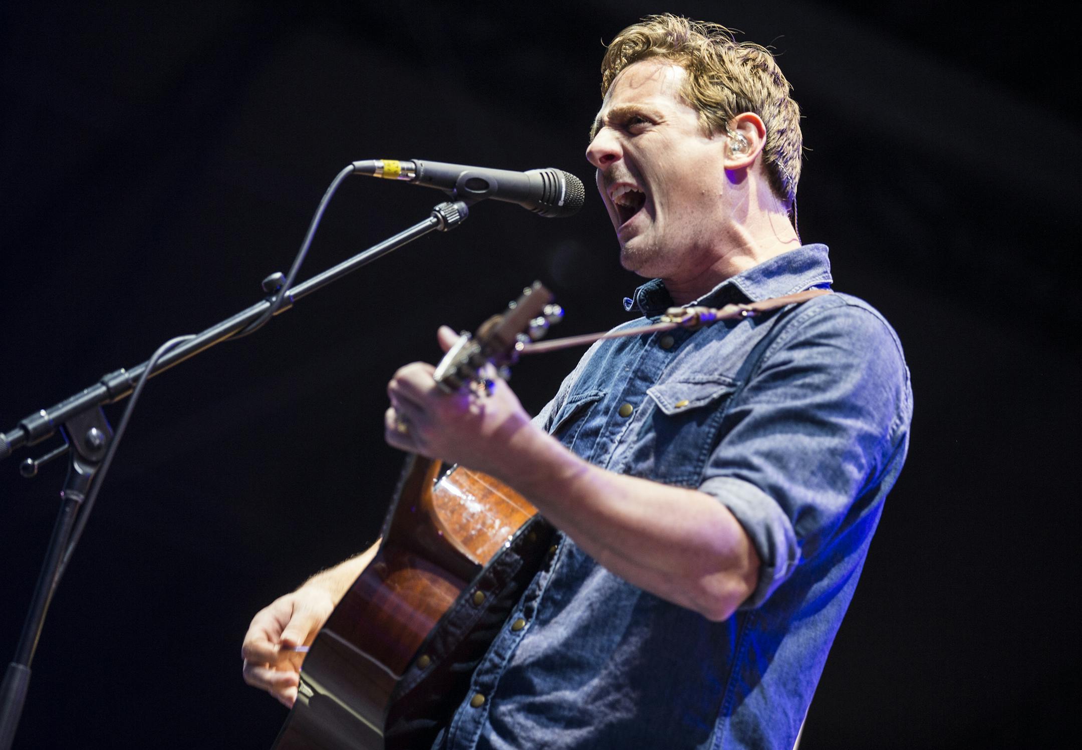 Sturgill Simpson performs at the Minnesota State Fair Grandstand on Monday, September 7, 2015. ] LEILA NAVIDI leila.navidi@startribune.com /