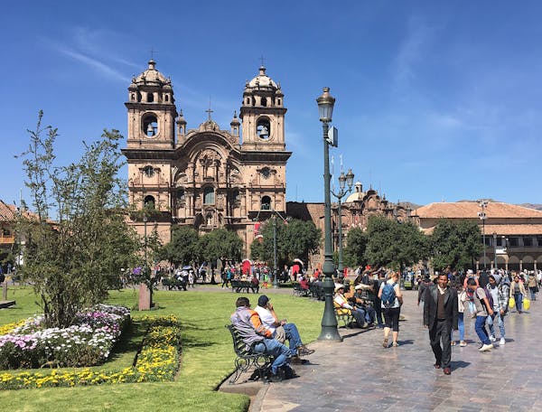 Originally the hub of the Inca empire, Cusco is rich in Spanish colonial structures such as the Cathedral de Santo Domingo and is now the main launchi