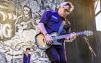 Noodles of The Offspring performs at Rock On The Range Music Festival on Saturday, May 20, 2017, in Columbus, Ohio. (Photo by Amy Harris/Invision/AP) 