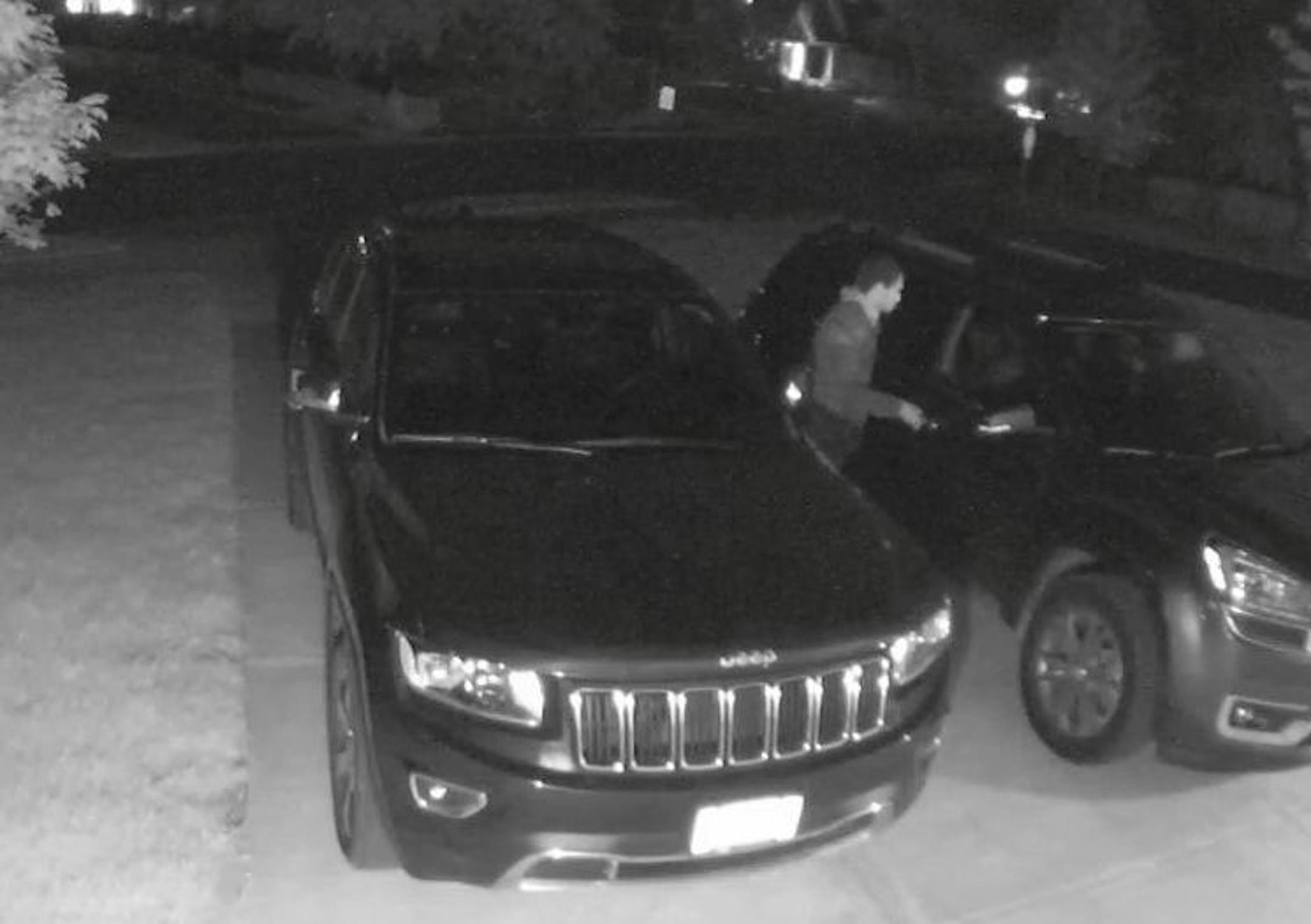 Security video footage shows a man, who police believe to be Pierre Ramone Larsen, next to a vehicle in Edina. Larsen was arrested June 25 and is suspected of ties to more than 30 criminal incidents in the city, according to police.
