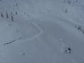 A rescue helicopter located Groene after spotting her footprints in the snow. MUST CREDIT: Snohomish County Helicopter Rescue Team.
