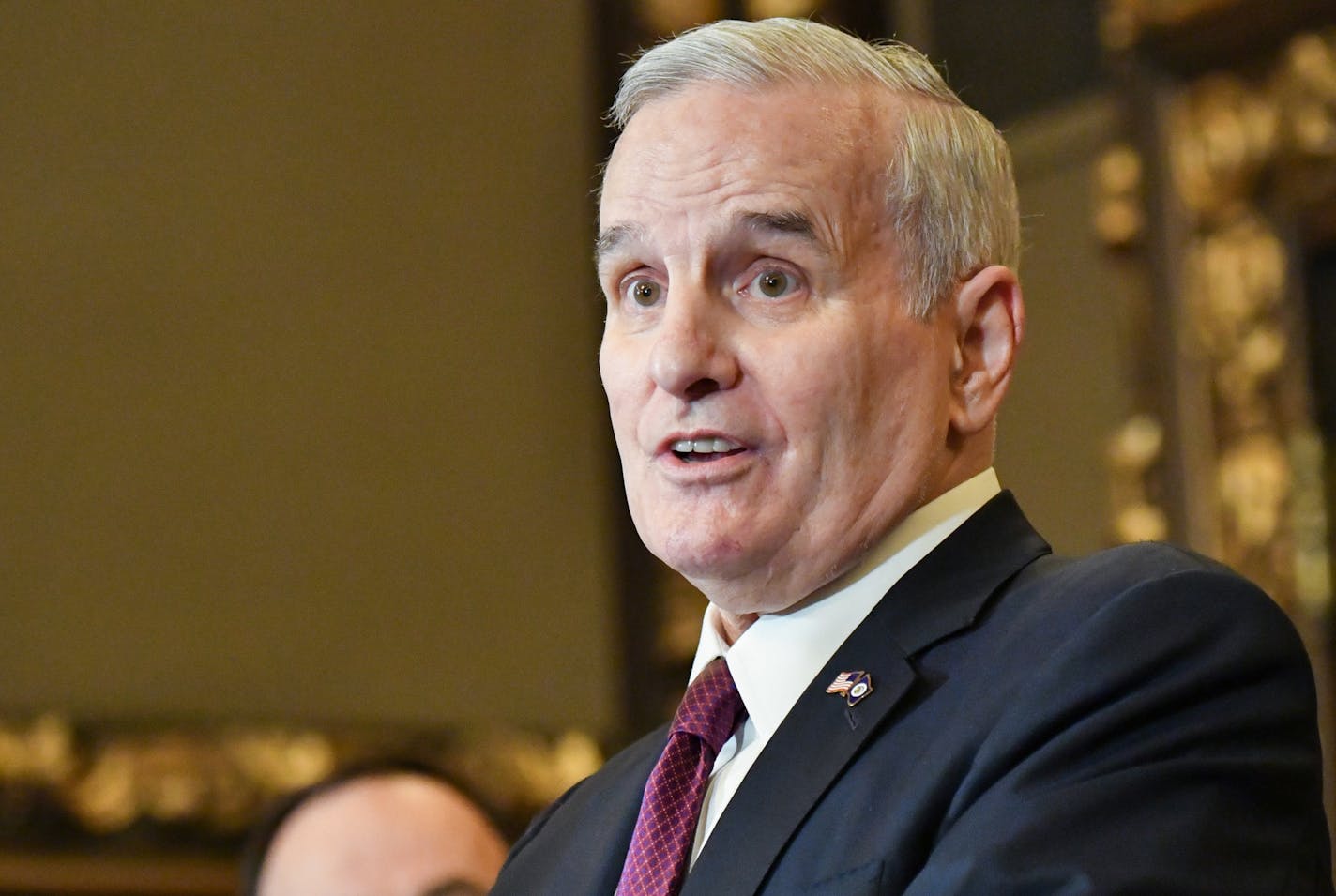 Gov. Mark Dayton wants to end his term with government stronger than what he inherited, setting up a showdown.