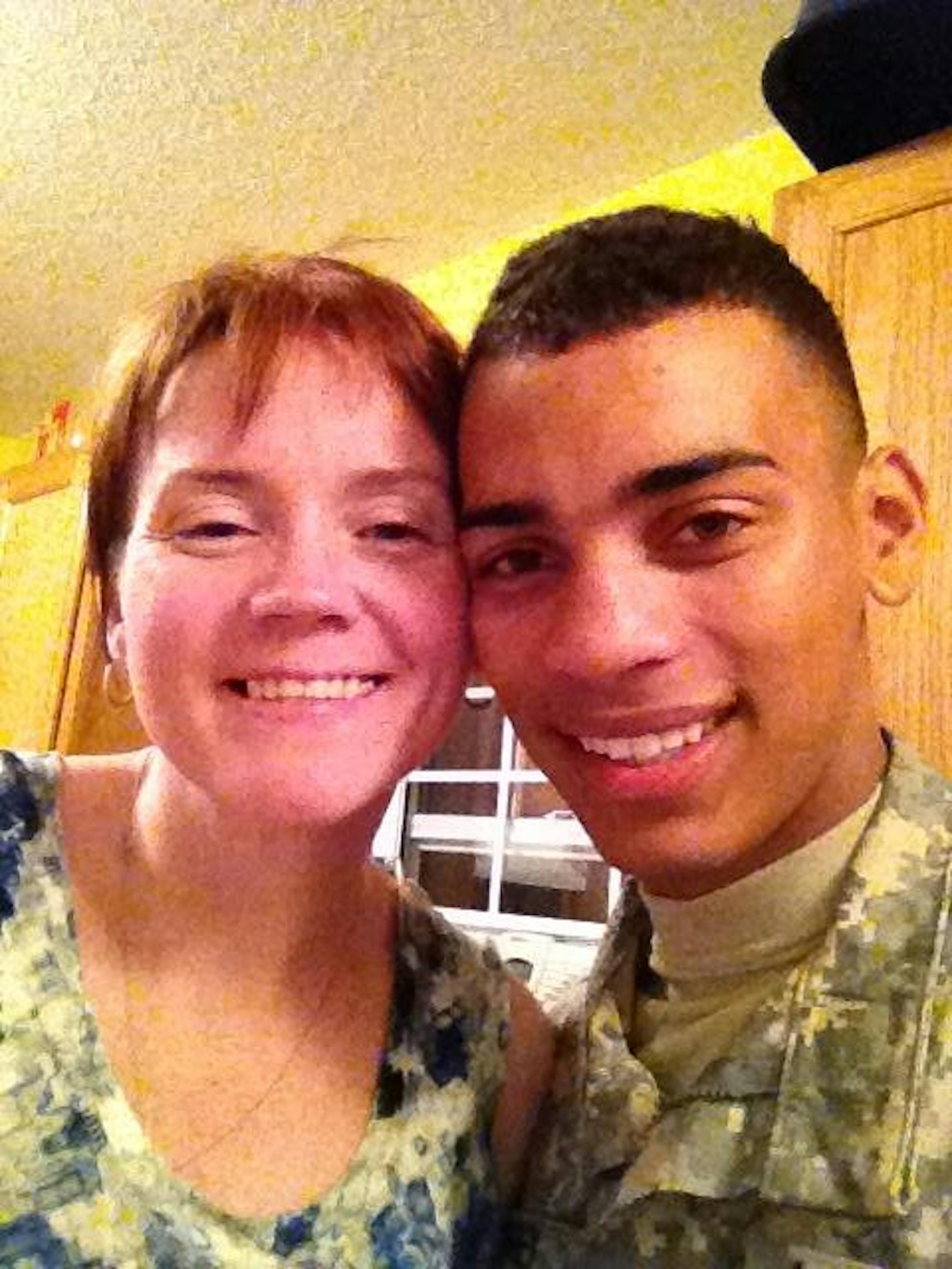 Stephanie and her son Anthony