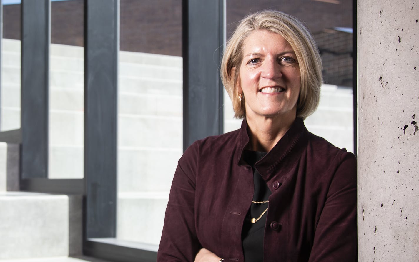 Beth Ford, president and CEO of Land O&#xd5;Lakes, Inc., poses for a portrait. ] LEILA NAVIDI &#xa5; leila.navidi@startribune.com BACKGROUND INFORMATION: Beth Ford, president and CEO of Land O&#xd5;Lakes, Inc., poses for a portrait at Land O'Lakes headquarters in Arden Hills on Monday, March 25, 2019.