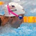 Regan Smith of the United States swims during a heat in the women's 200-meter butterfly at the 2020 Summer Olympics, Tuesday, July 27, 2021, in Tokyo,