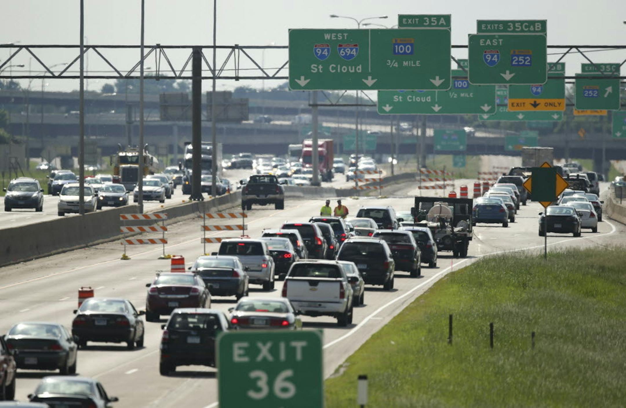 FILE -- Millions of Americans will hit the roads for Labor Day weekend.