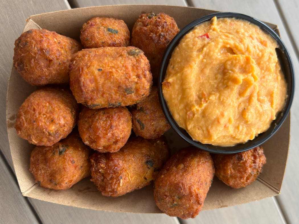 Blazing Greek Bites from Dino's Gyros.