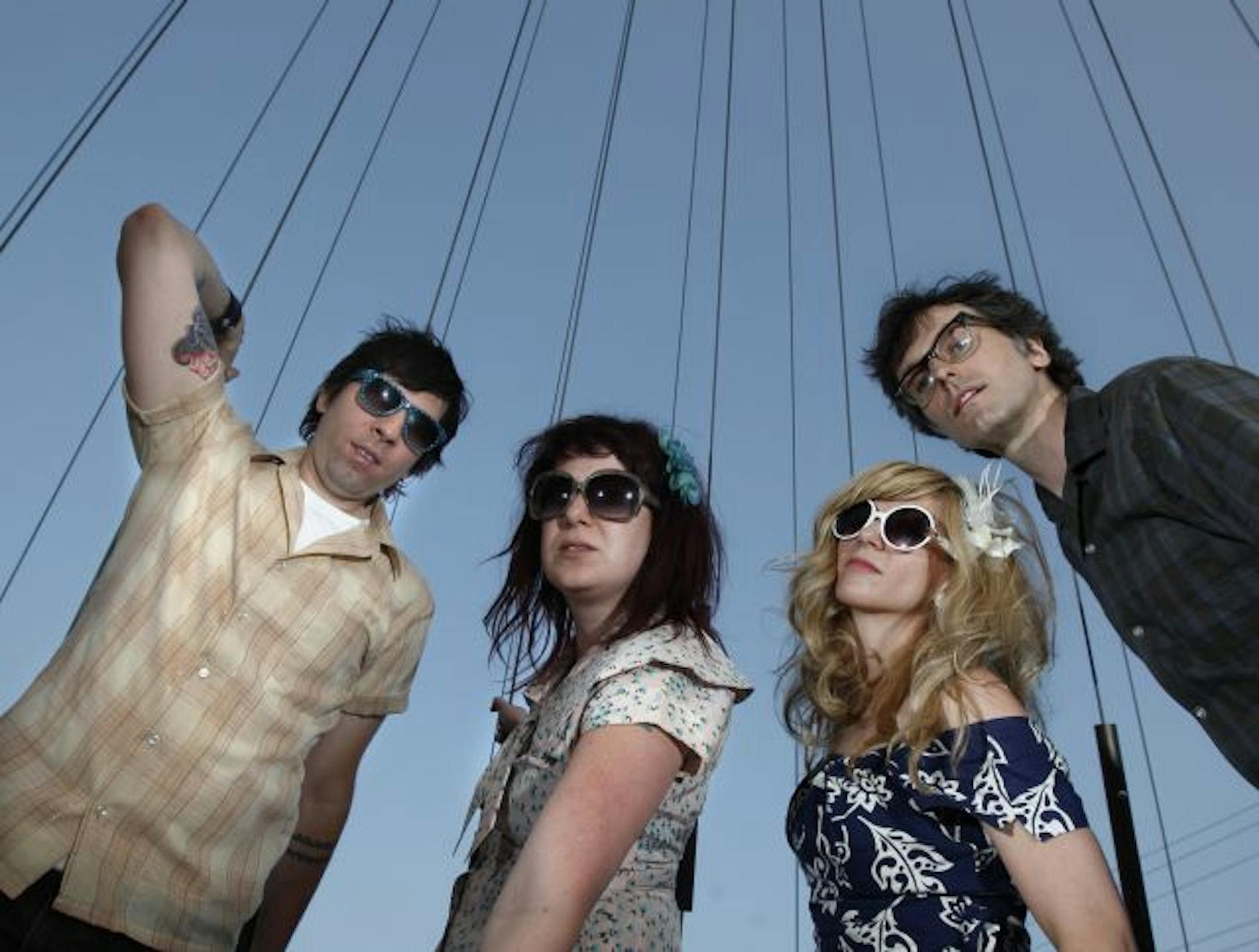 Pink Mink,from left: Charles Gehr, Arzu Gokcen, Christy Hunt and Jacques Wait.