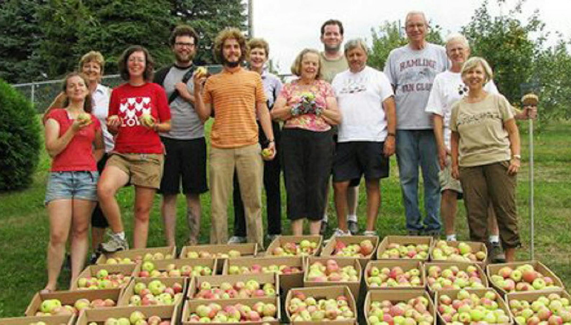 Volunteers in past years have collected thousands of pounds of fruit for local food shelves through the Fruits of the City program. Willing hands are needed now.
