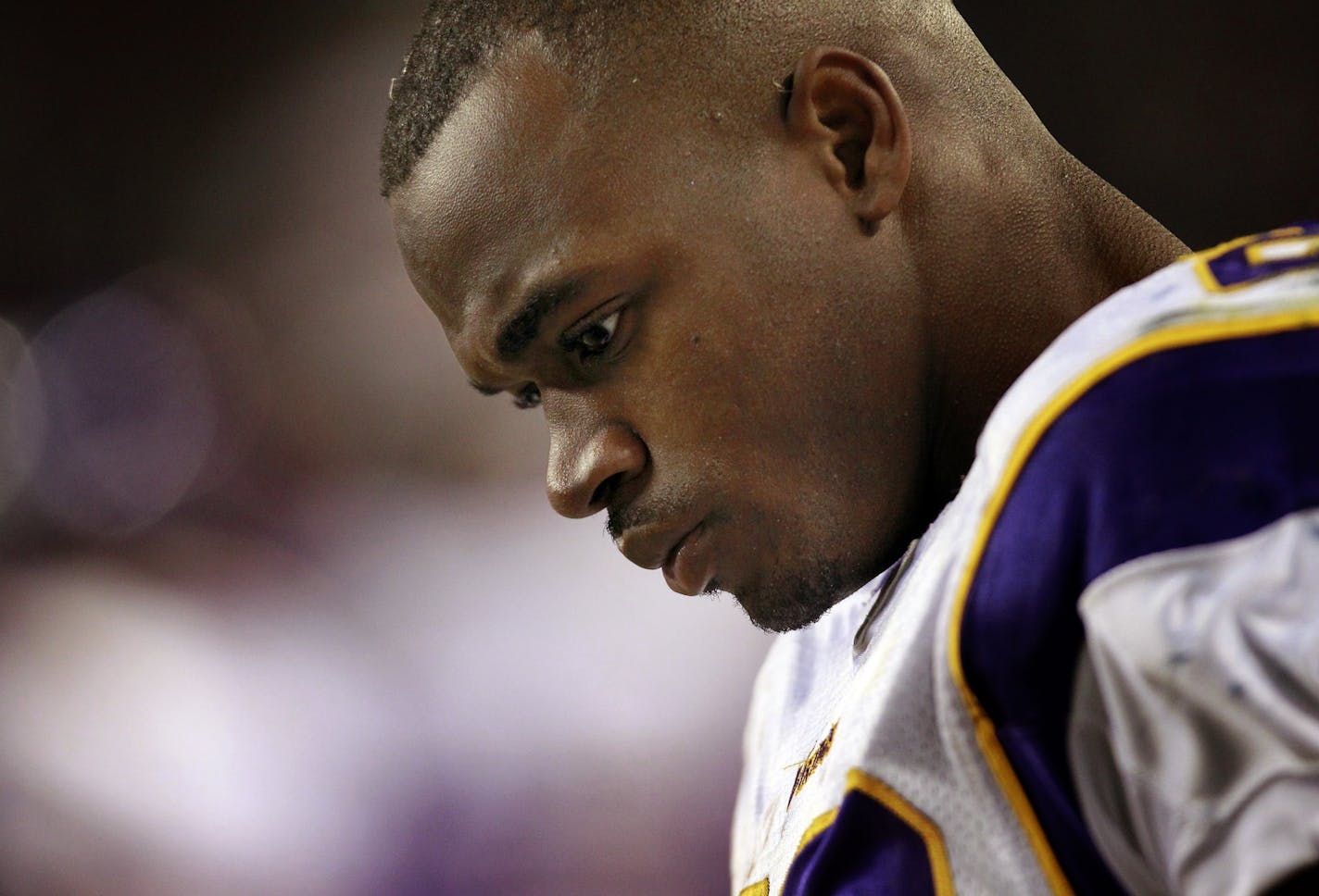 Vikings running back Adrian Peterson