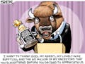 Sack cartoon: Bison is first national mammal