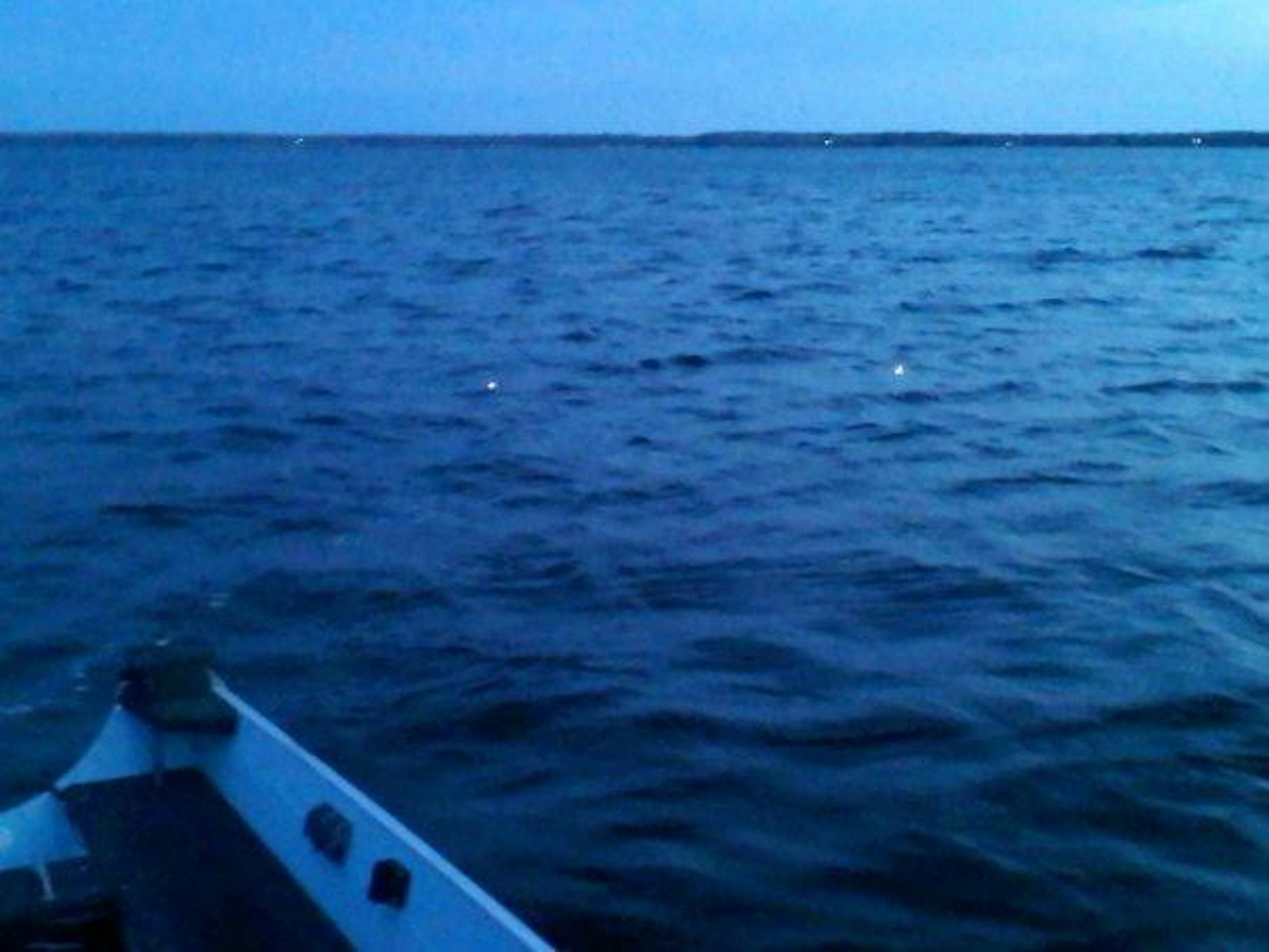 Mike Anderson submitted this opening morning picture. 20 mph winds & 40 degree air temps !