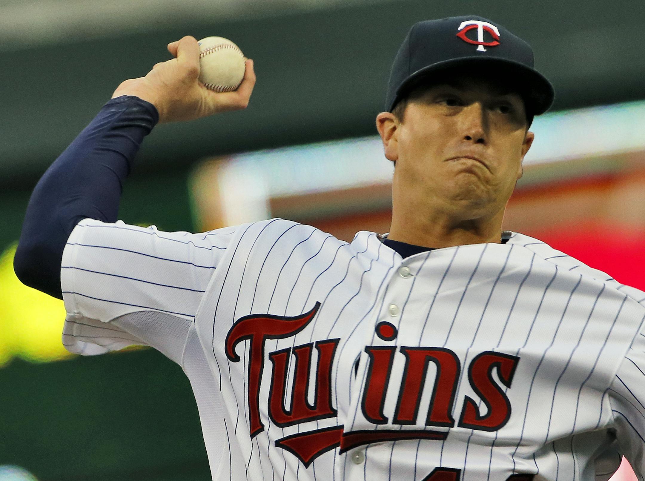 Twins starting pitcher Kyle Gibson. ] Twins vs. Kansas City. (MARLIN LEVISON/STARTRIBUNE(mlevison@startribune.com)