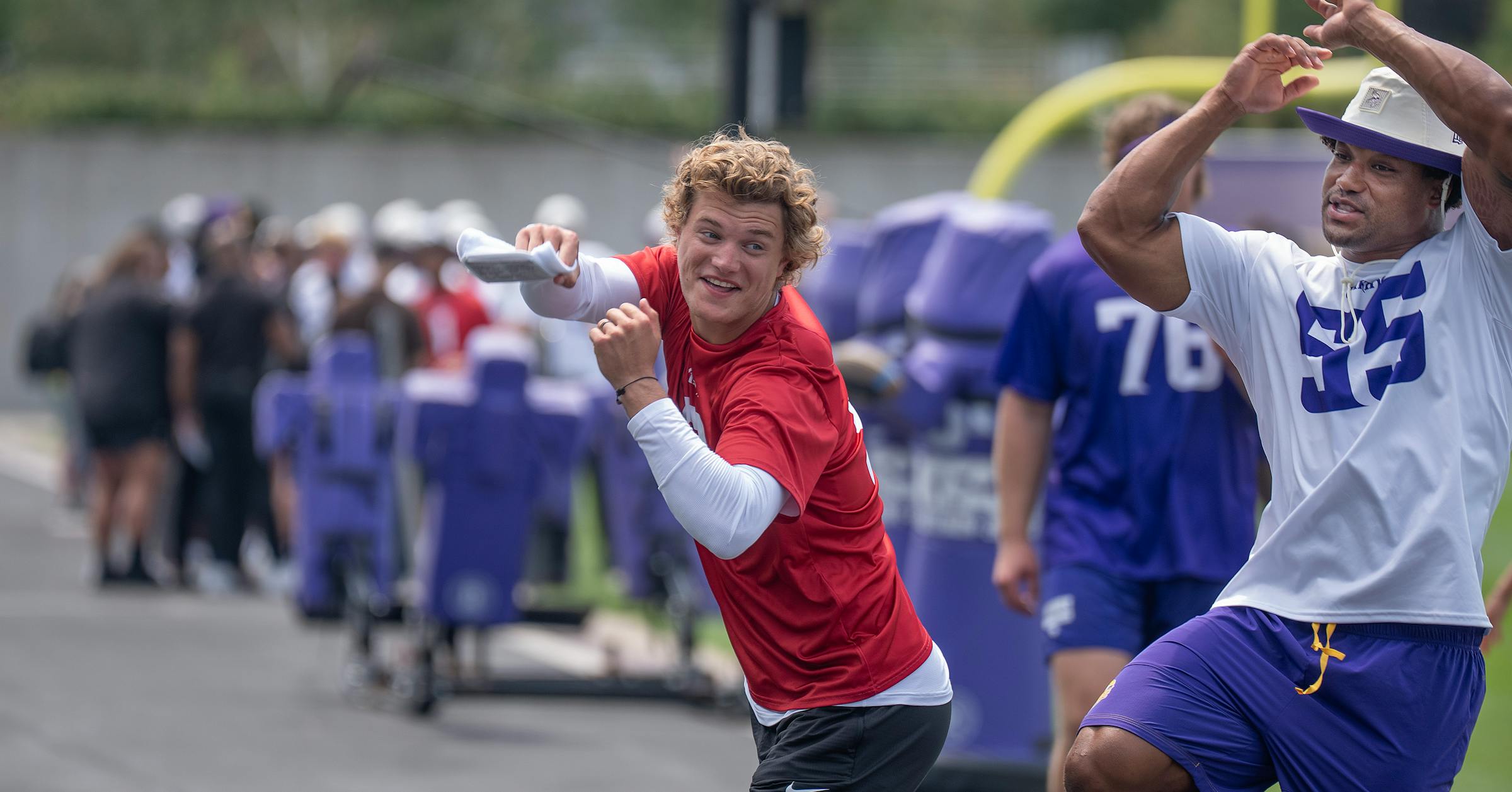 Live: Day 3 of training camp brings more QB intrigue for Vikings. Let us know who you think will win the job