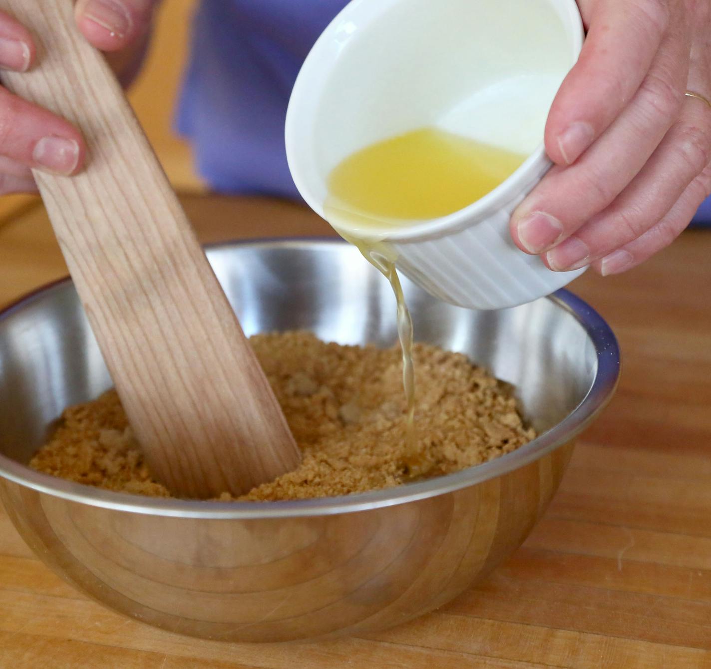 Banana Cream Pie, step by step process for making crust and custard Friday, April 10, 2015, in Edina, MN.](DAVID JOLES/STARTRIBINE)djoles@startribune.com Banana Cream Pie, step by step process for making crust and custard.