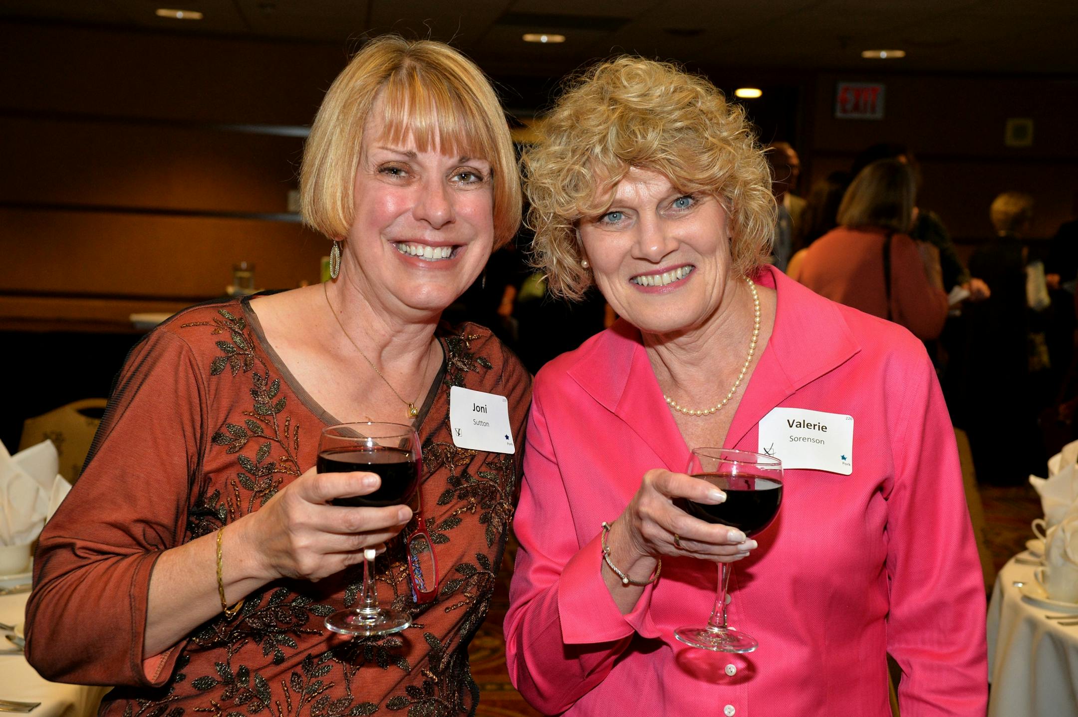 From left Joni Sutton and Valerie Sorenson.