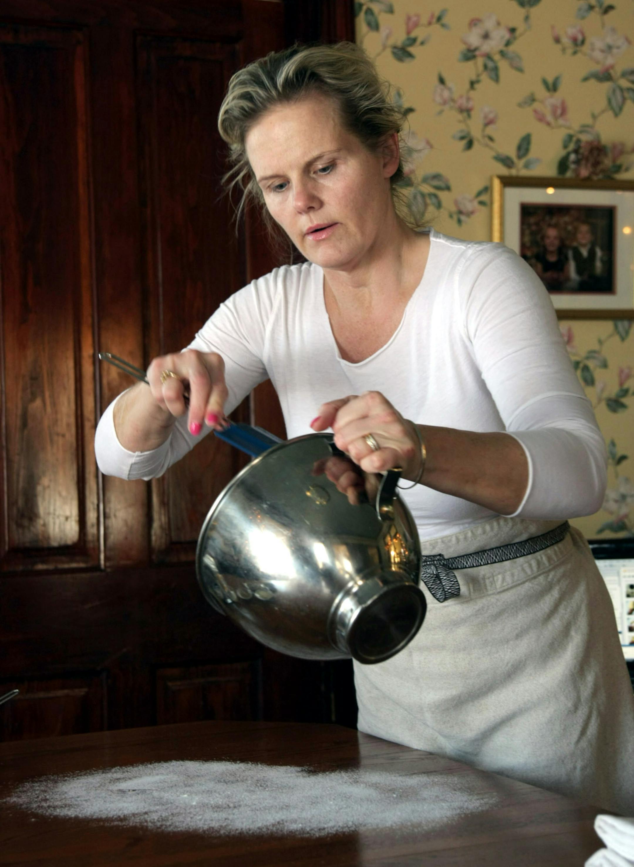 Iris Erlingsdottir makes her own bagels throughout the year.