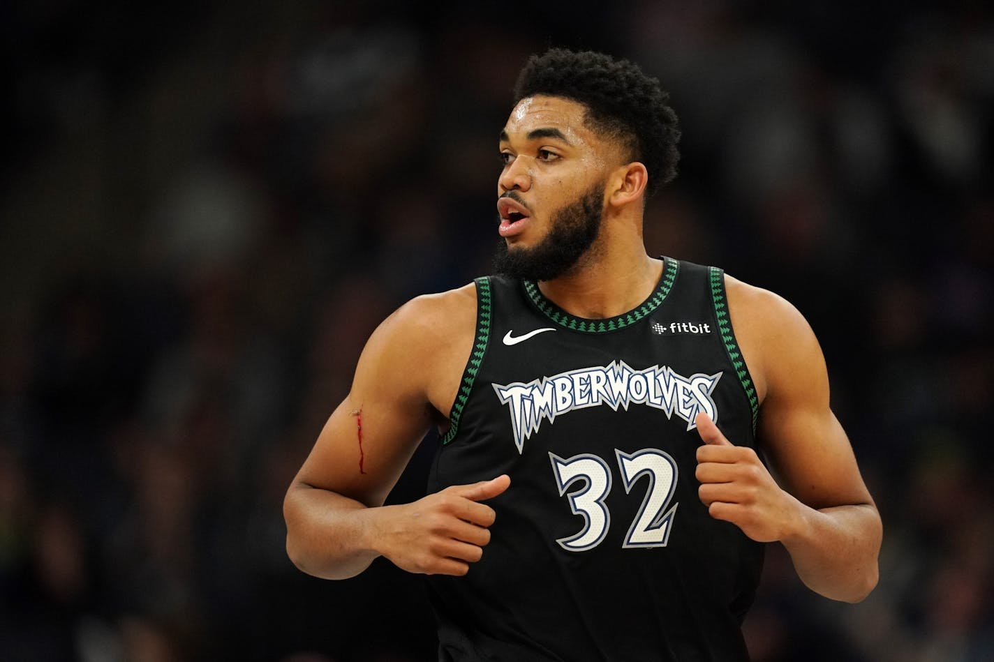 Timberwolves center Karl-Anthony Towns