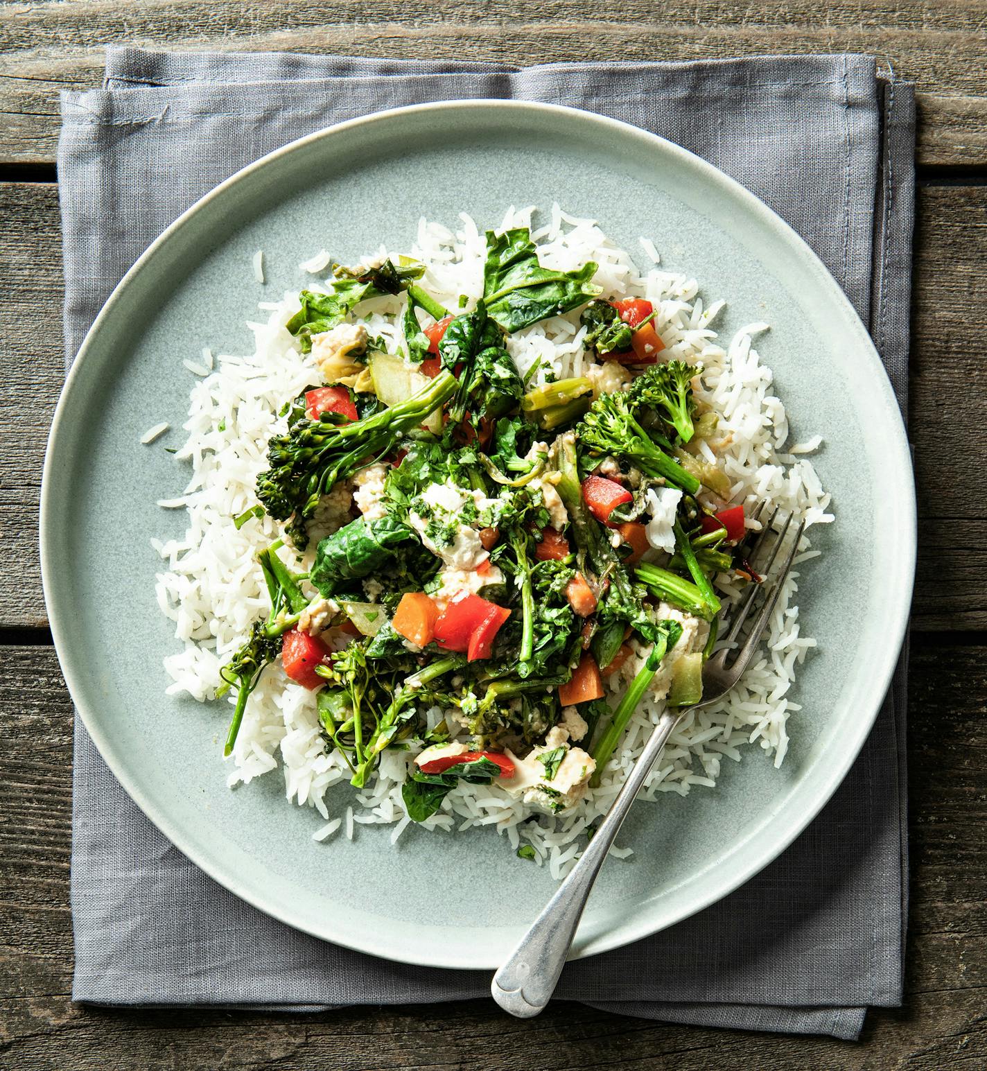 Vegetable Tofu Stir-Fry with Maple Miso Sauce brings out the best of what's in season. Recipe by Beth Dooley, Photo by Mette Nielsen, Special to the Star Tribune