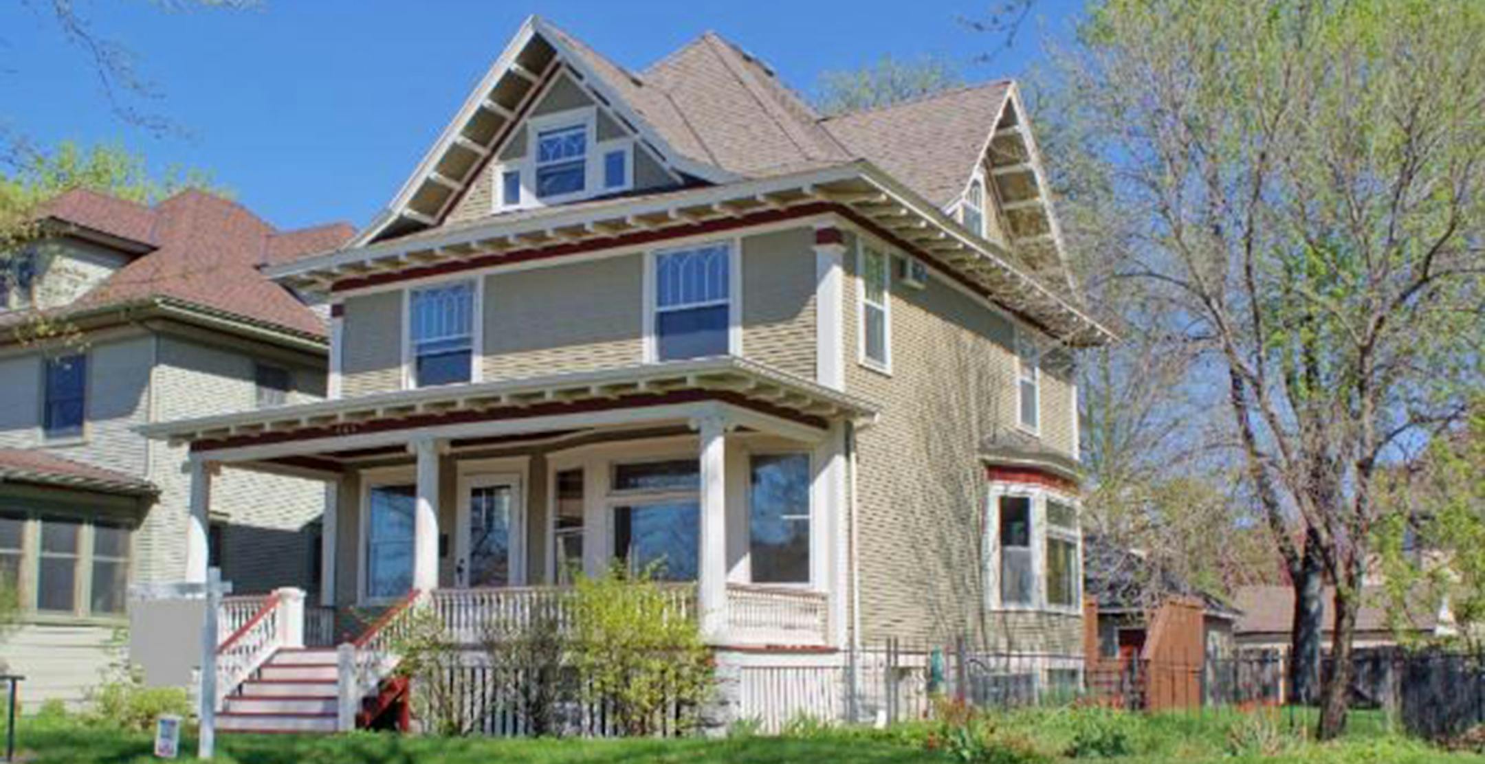 ... St. Paul
Built in 1905, this four-bedroom, three-bath house located in the Summit-University neighborhood has 2,609 finished square feet and features three bedrooms on one level, vaulted ceilings, hardwood floors, stained glass windows, eat-in kitchen, full finished basement, deck and two-car detached garage. Listed by Robert Reidell, Re/Max Results, 651-696-0855.