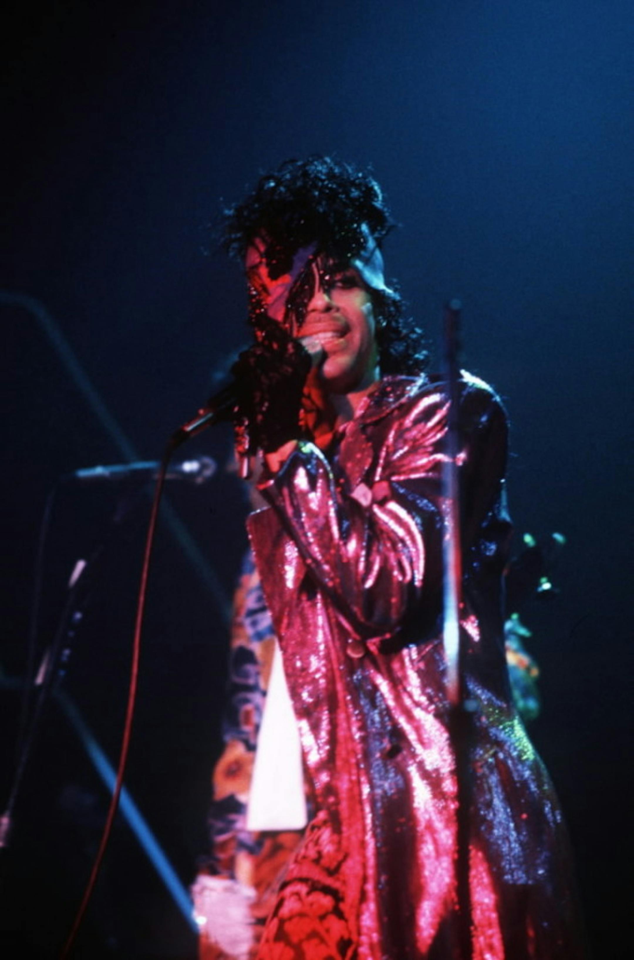 Prince at First Avenue in 1984 around the time of "Purple Rain's" release. / David Brewster, Star Tribune file