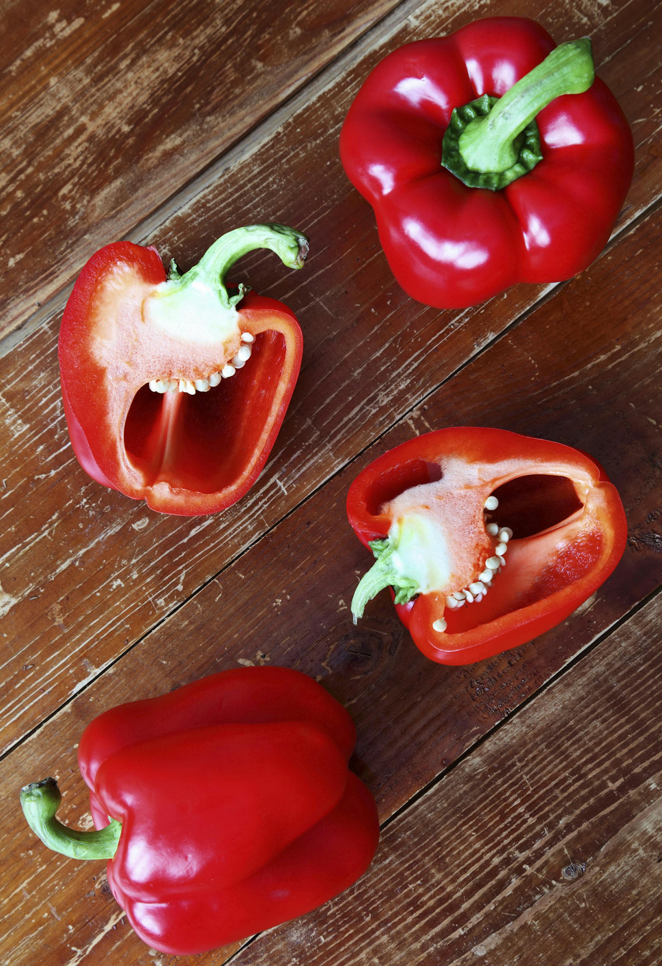 Fresh red pepper from istock