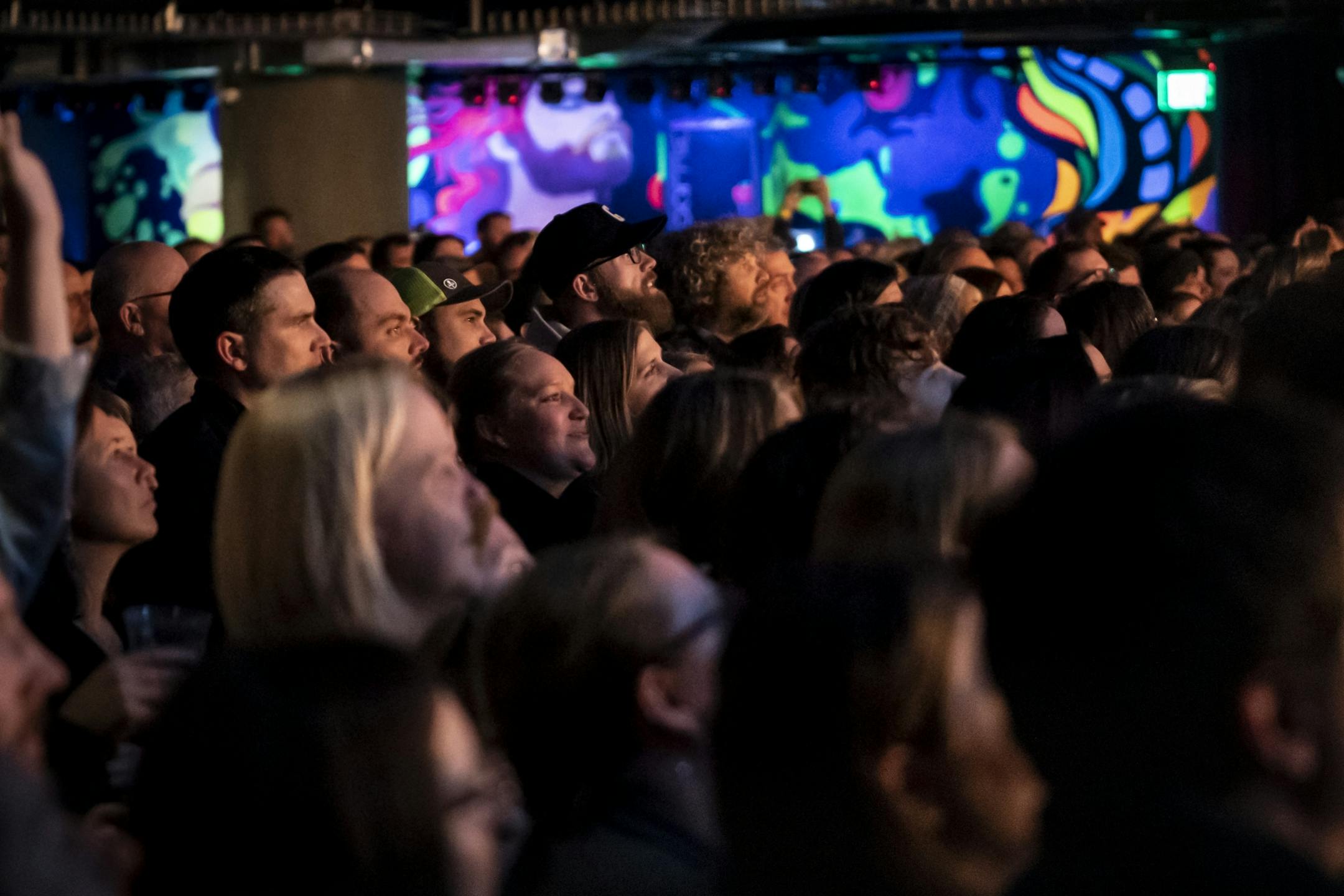 Concertgoers watched as Brandi Carlile performed at the Fillmore Minneapolis in Minneapolis, Minn., on Wednesday, February 12, 2020.