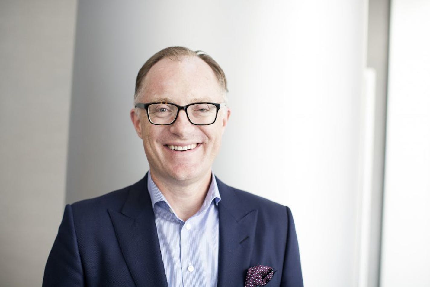 Jason Goldberger, President of Target.com and Mobile, photographed in the lobby of the Target office in Minneapolis September 15, 2015.