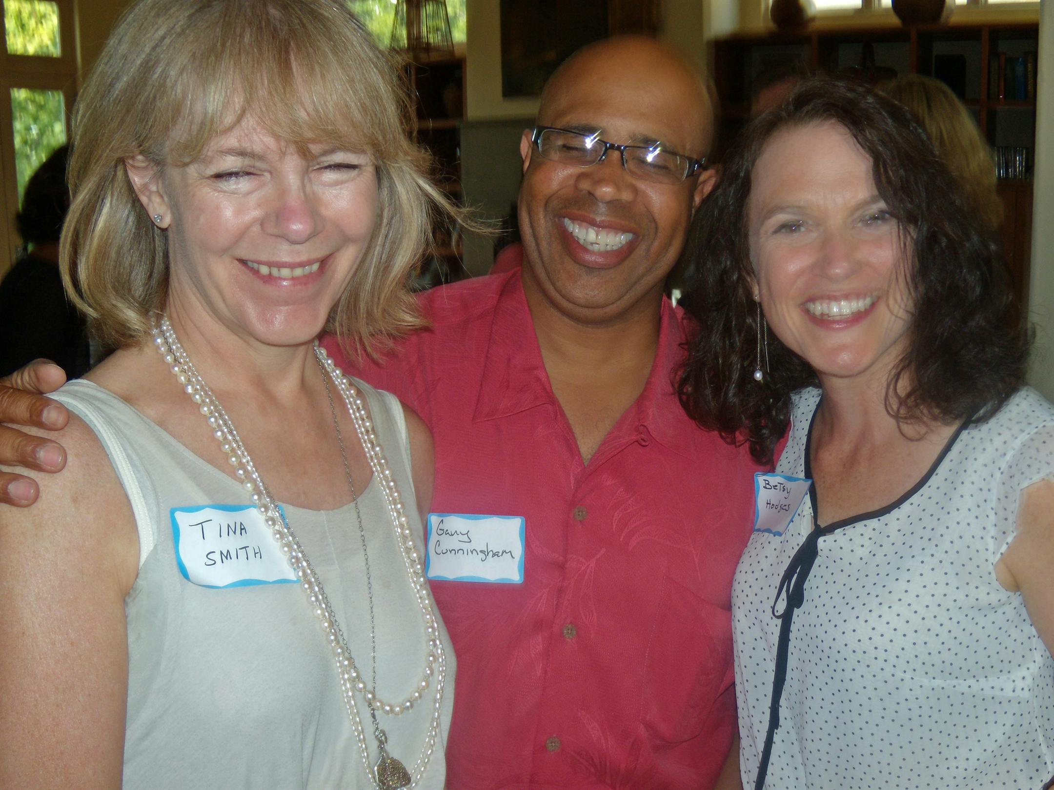 (l. to r.) Tina Smith, Gary Cunningham, Betsy Hodges.