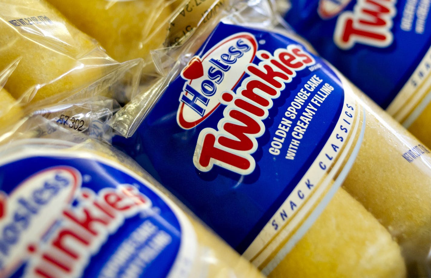 Hostess Brands Inc. Twinkies snacks sit on a shelf inside the company's outlet store in Peoria, Illinois, U.S., on Friday, Nov. 16, 2012. Hostess Brands Inc., the bankrupt maker of Wonder bread and Twinkies, said it will fire more than 18,000 workers and liquidate after a nationwide strike by bakery workers crippled operations. Photographer: Daniel Acker/Bloomberg