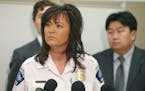 Minneapolis Police Chief Janee Harteau has been out of town during and after the high-profile fatal police shooting of Justine Damond. She's pictured 