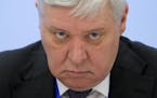 Deputy Director of the Department for Non-Proliferation and Arms Control of the Russian Ministry of Foreign Affairs Oleg Rozhkov attends a panel discu