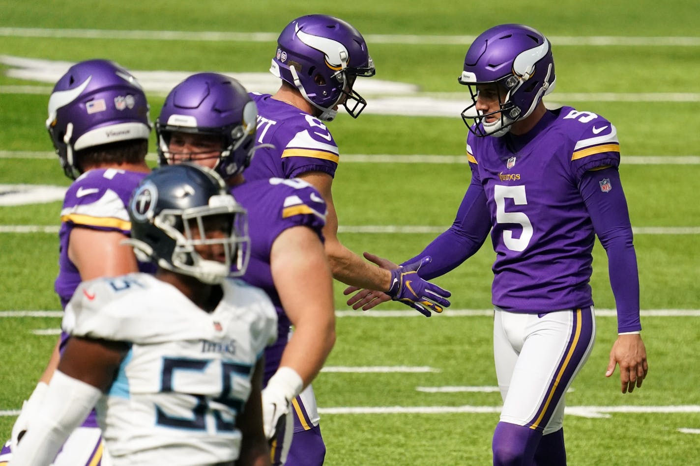 Vikings kicker Dan Bailey (5)