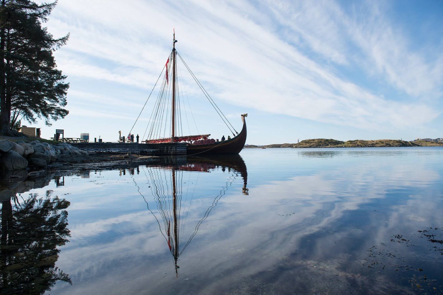 The Draken Harald Hårfagre ship in Norway.