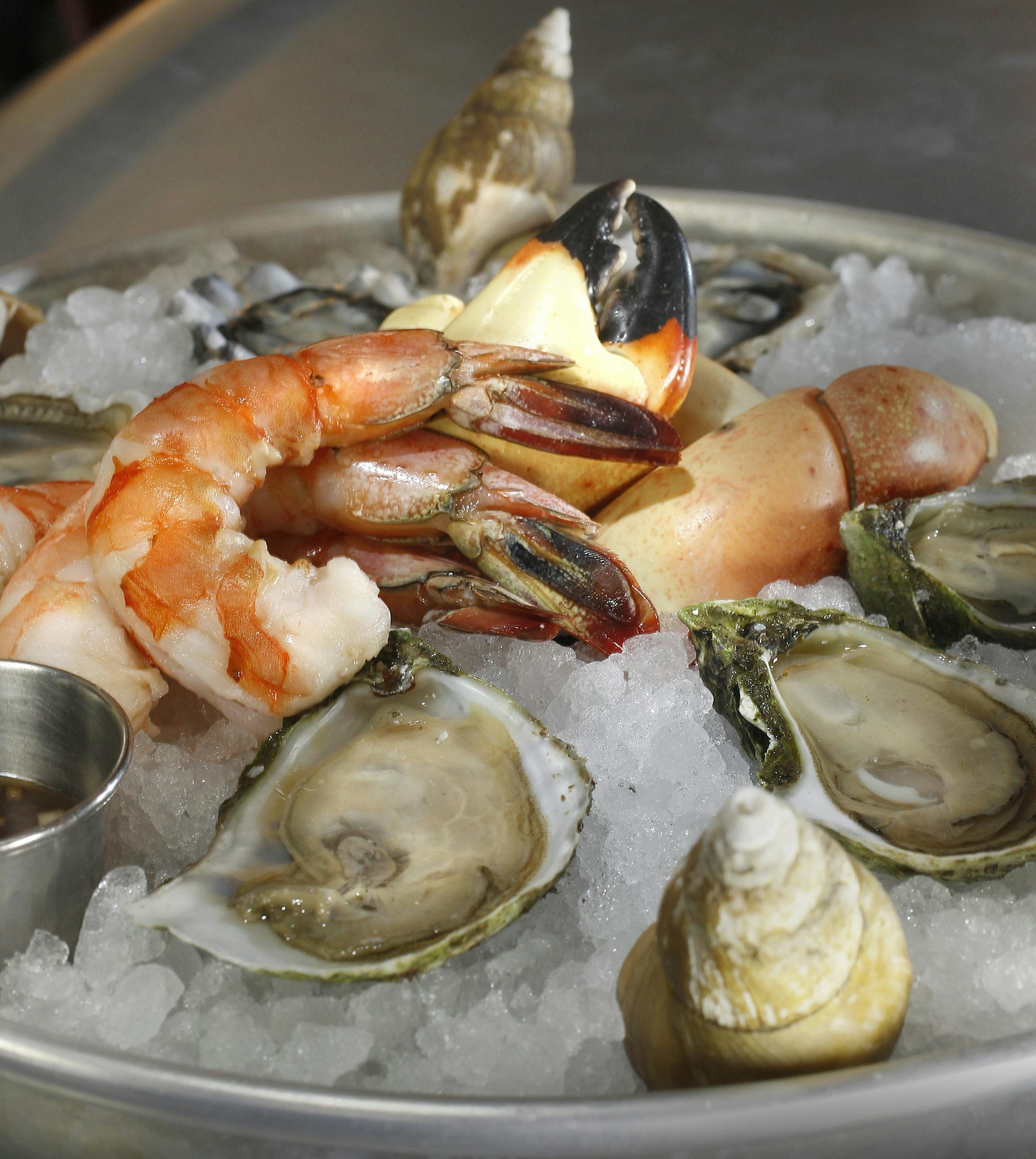 TOM WALLACE ‚Ä¢ twallace@startribune.com Assignment #20015804A_ January 1, 2011_ SLUG: brunchvita0113 _ Annual Vita.MN breakfast issue, this about about ' brunches'_ IN THIS PHOTO:] brunch at meritage for Vita.MN. It offers brunch on Sat and Sunday. The food: With the opening of the new oyster bar Meritage offers a seafood assortments all day everyday they are open. ORG XMIT: MIN2013021314141303