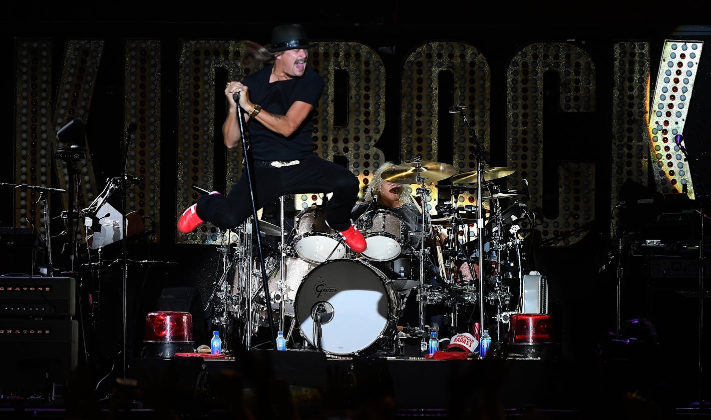 Kid Rock performed Saturday, August 11, 2018 at Treasure Island Resort and Casino in Welch, Minn.