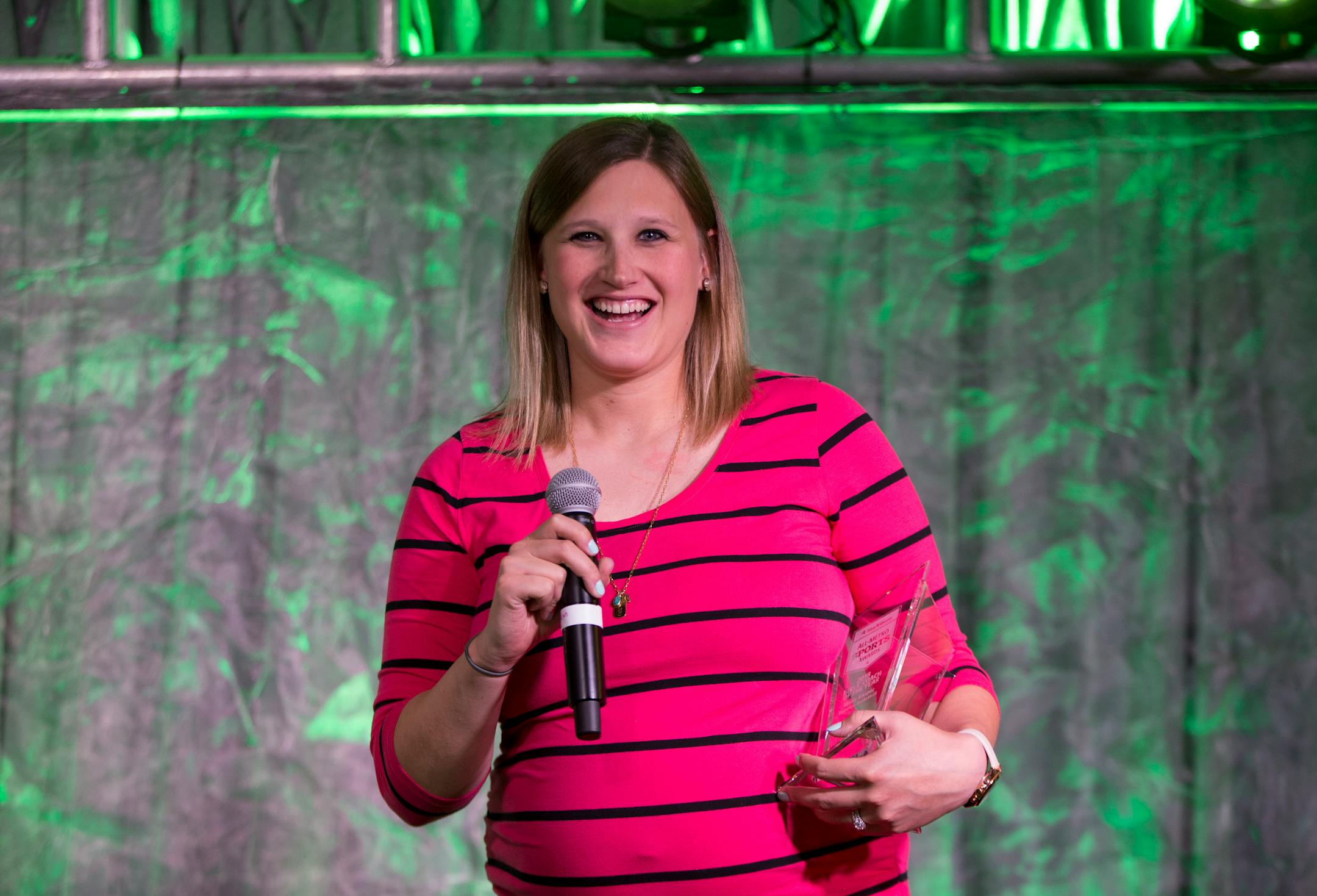 Molly Kasper from Eastview was named the Girls coach of the year.
