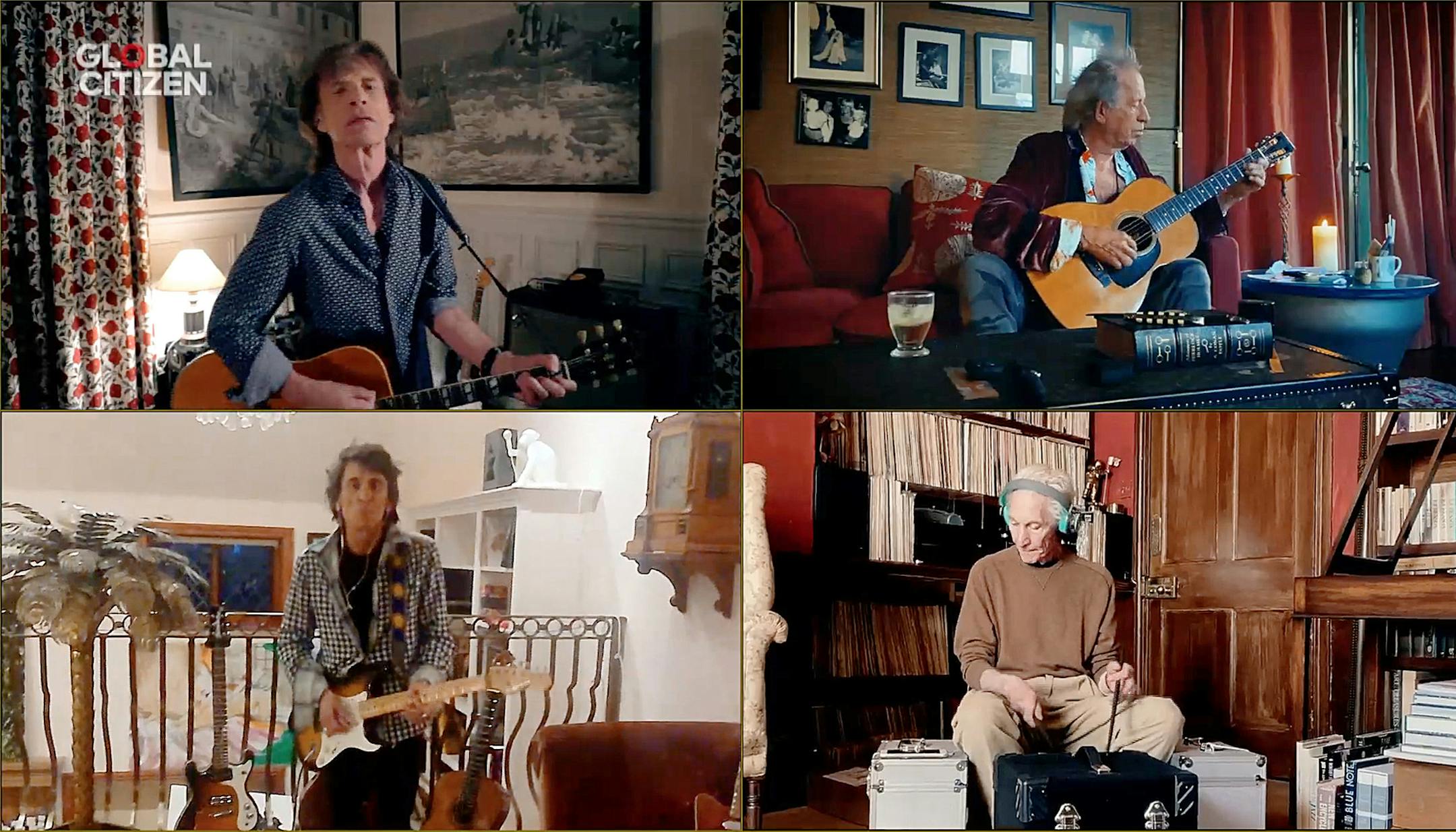 "The Rolling Stones" performed during "One World: Together At Home."