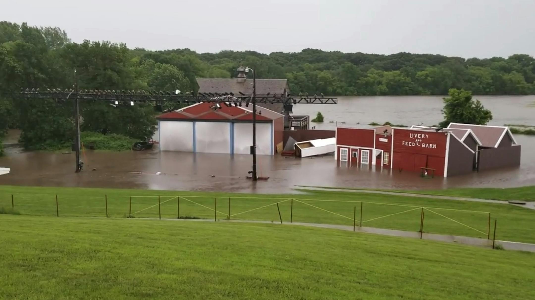 Flooding in southern Minnesota.