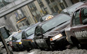 Taxis in Minneapolis in 2009.