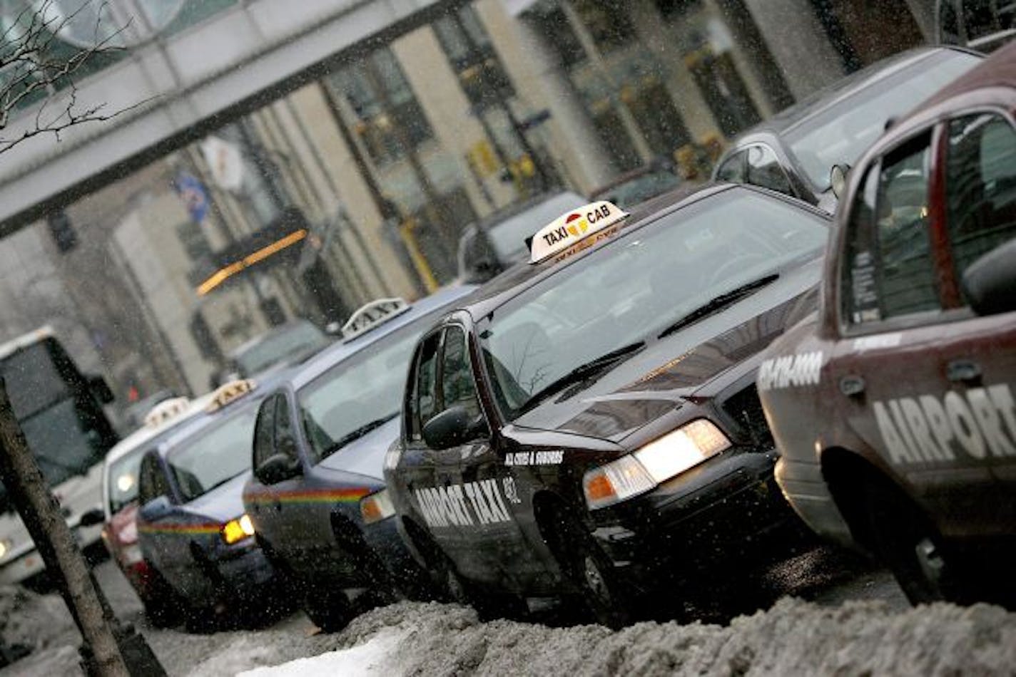 Taxis in Minneapolis in 2009.