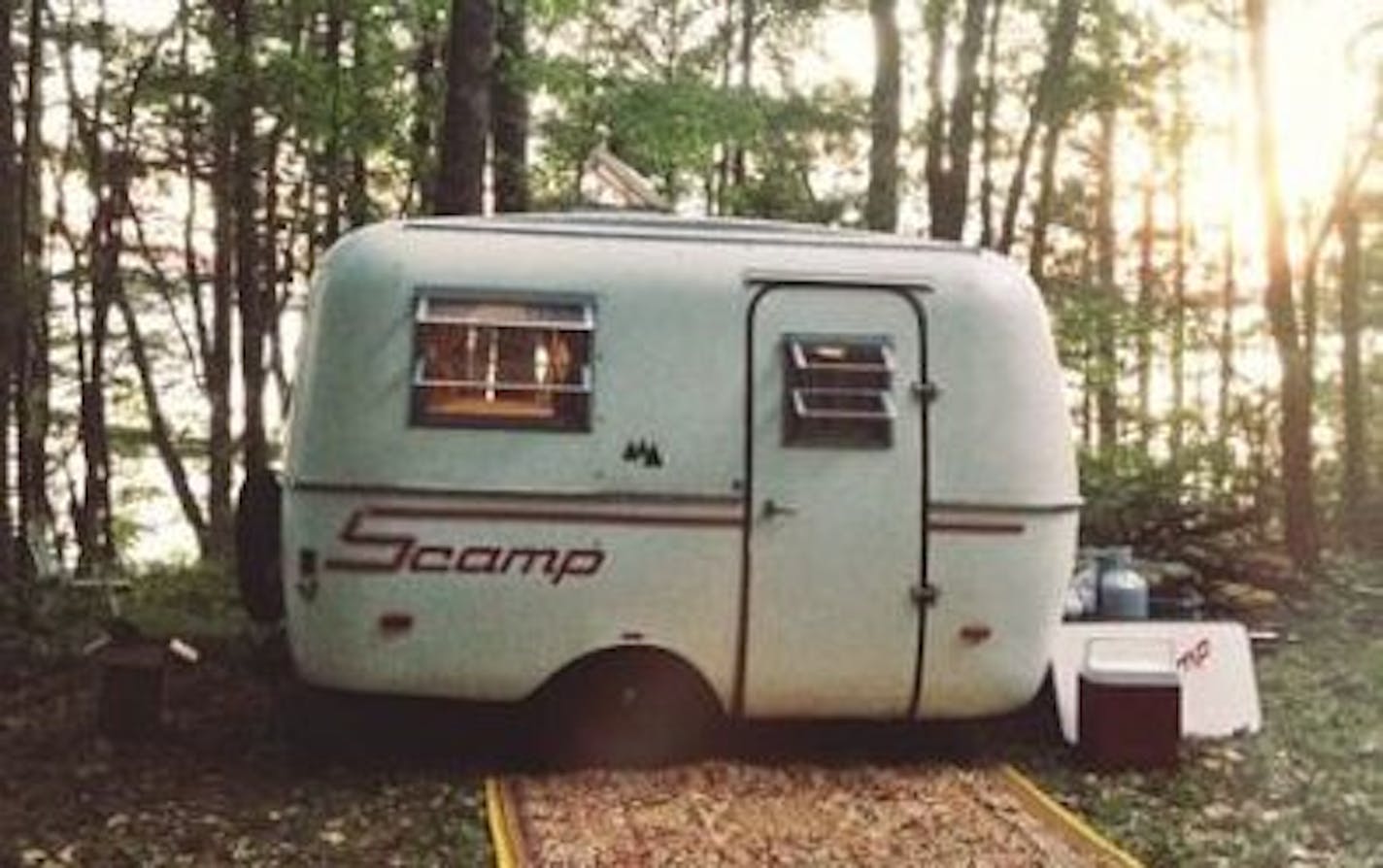 provided Scamp camper, Nadia Haddad