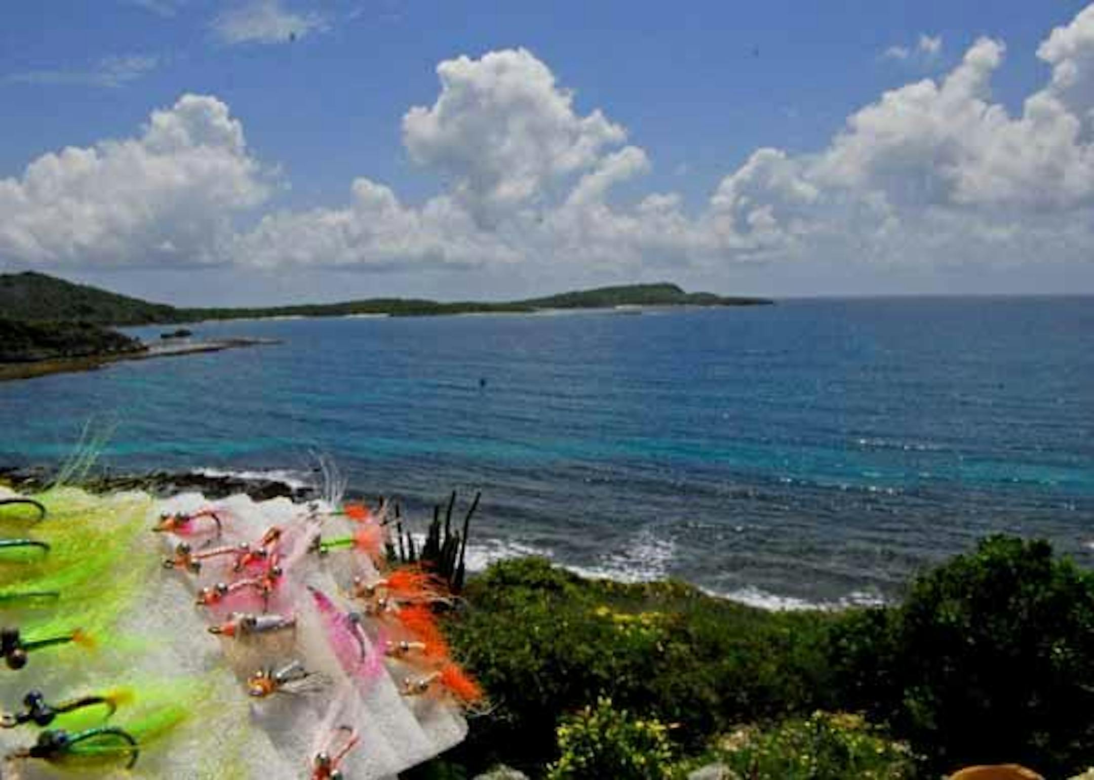 A selection of "Crazy Charlies,'' or flies tied to attract, in saltwater, bonefish.