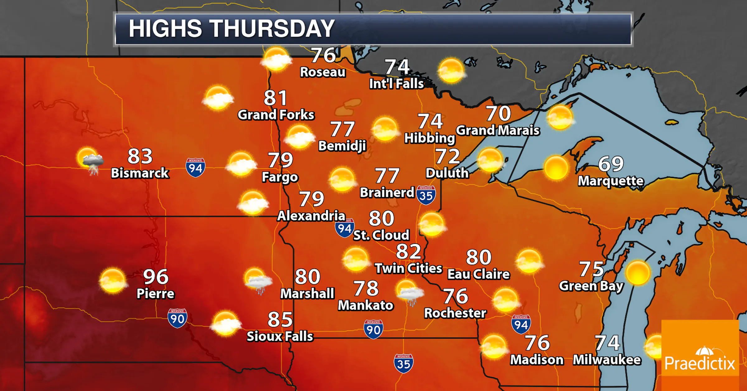 Thursday In August Another Pleasant August Day Thursday - Rain Chances Move In Thursday ...