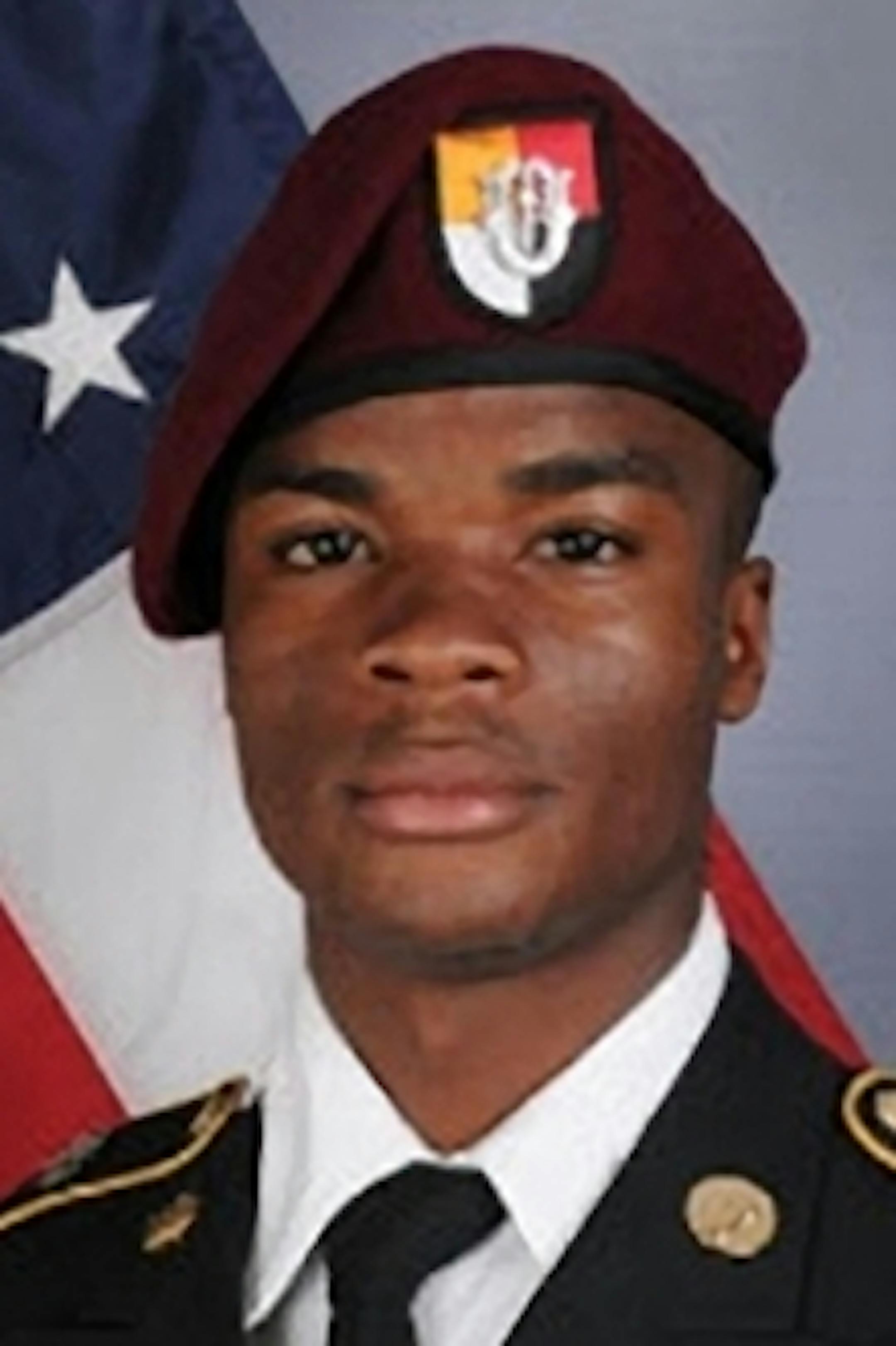 La David Johnson died on October 4, 2017, of wounds suffered in a surprise attack in the southwestern part of Niger. (US Army/Zuma Press/TNS) ORG XMIT: 1213647