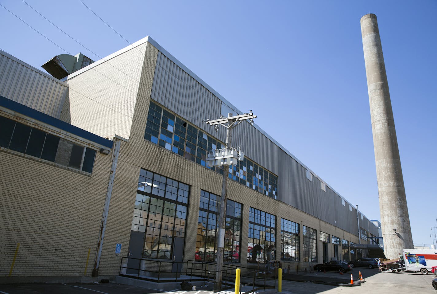 The old American Can factory building in Midway will soon be home to indoor mini golf. ] (Leila Navidi/Star Tribune) leila.navidi@startribune.com BACKGROUND INFORMATION: Thursday, June 16, 2106 in St. Paul. Can Can Wonderland is a massive indoor mini golf course slated for the old American Can factory in St. Paul's Midway neighborhood.