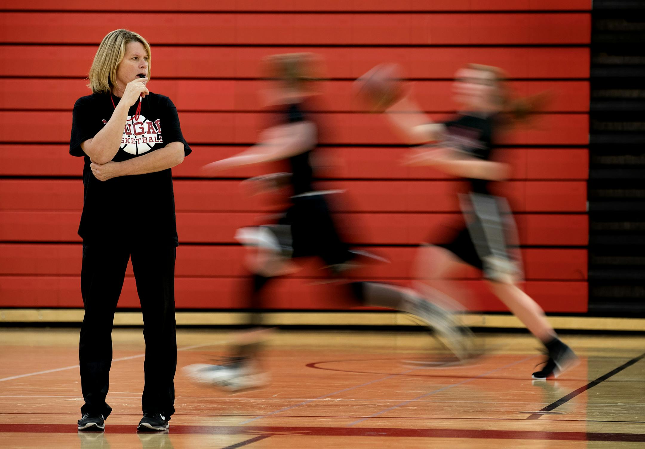 Centennial girls' basketball coach Jill Becken said she was "too young to not be doing anything."
